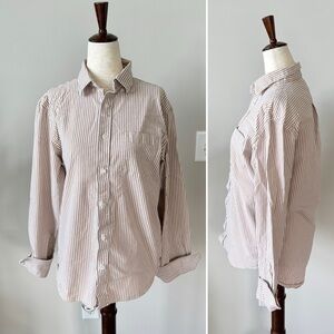 Old Navy Everyday Shirt Slim Fit Classic Striped Shirt